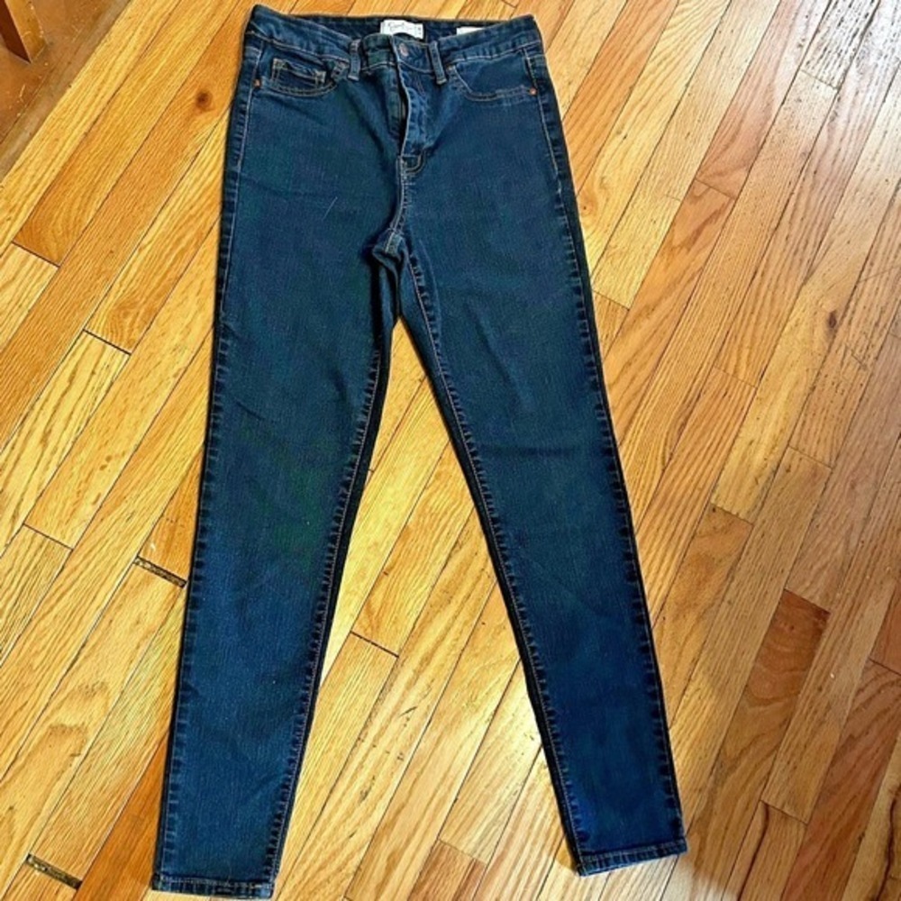 Jessica Simpson High Rise Skinny‎ Dark Wash Denim Jeans Size 6/28   T25-3